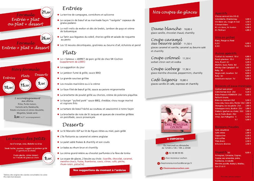 Menu_Chez Monsieur Cochon_Herbignac_image_1