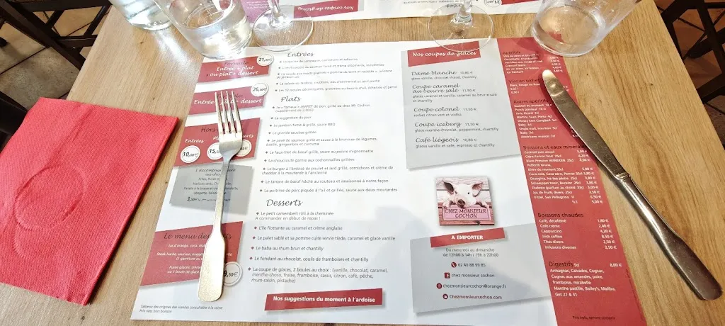 Menu_Chez Monsieur Cochon_Herbignac_image_4