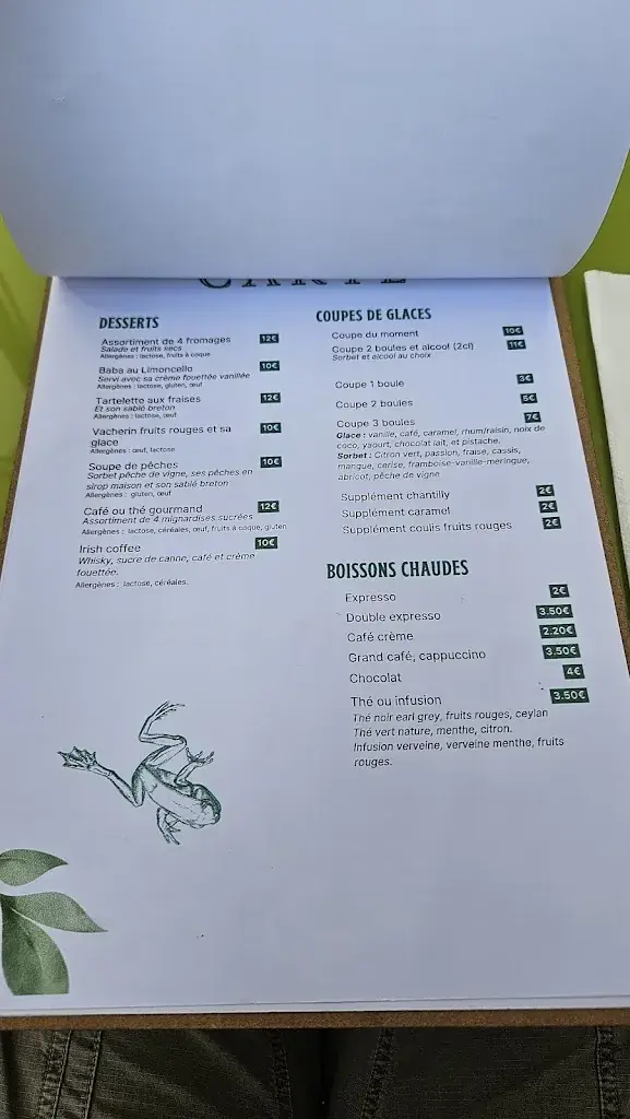 Menu_Auberge de Kerhinet_Saint-Lyphard_image_3