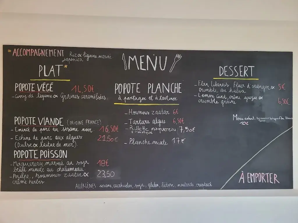 Menu_Popote is not dead_Roche-Bernard_image_1