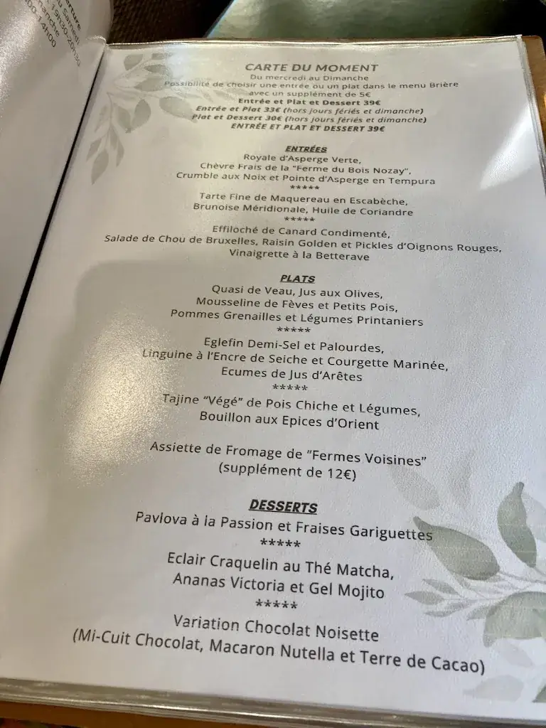 Menu_Auberge Le Nezil - Restaurant Saint Lyphard_Saint-Lyphard_immagine_2