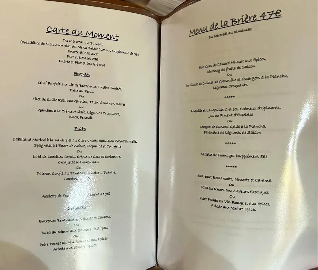 Menu_Auberge Le Nezil - Restaurant Saint Lyphard_Saint-Lyphard_immagine_3