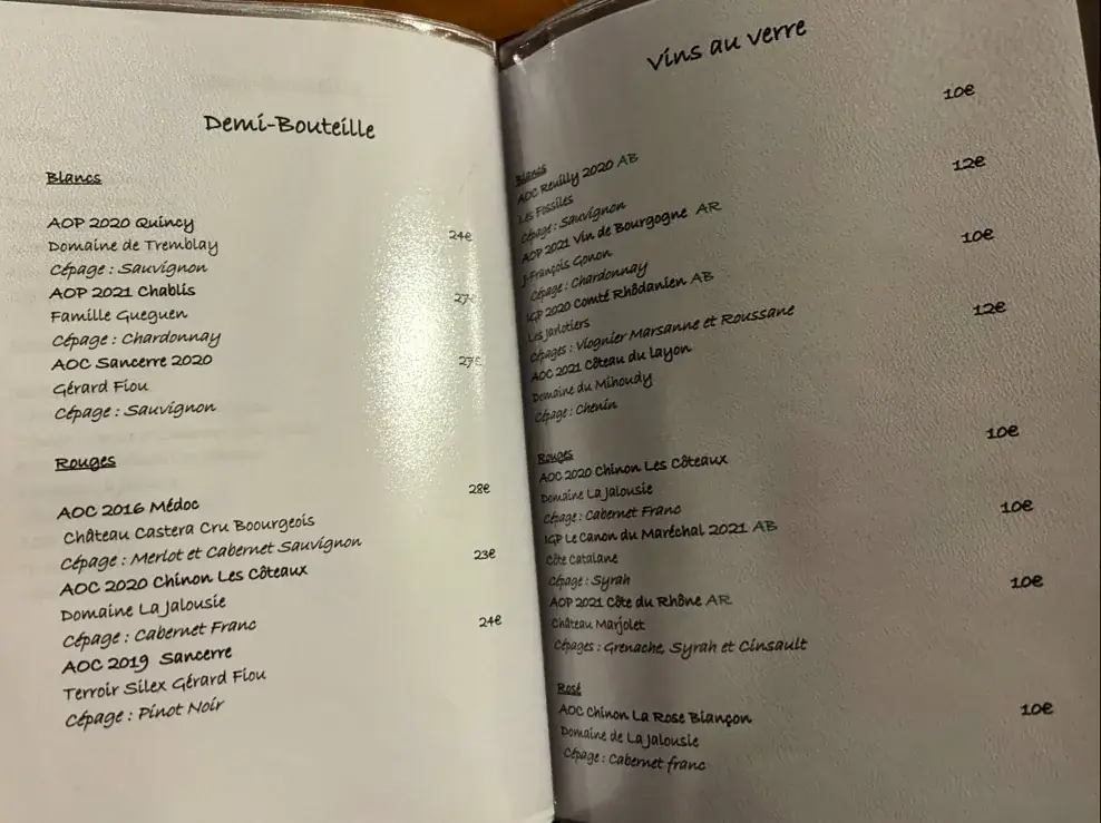 Menu_Auberge Le Nezil - Restaurant Saint Lyphard_Saint-Lyphard_immagine_4