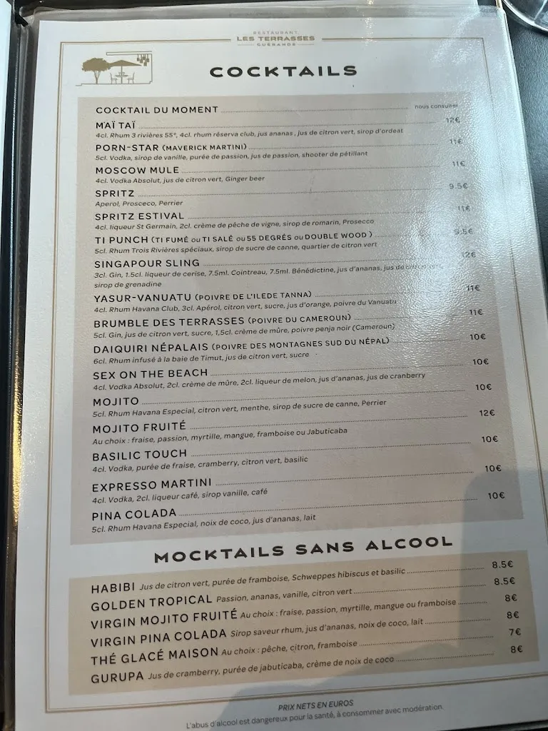 Menu_Restaurant Les Terrasses - Guérande_Guérande_image_3