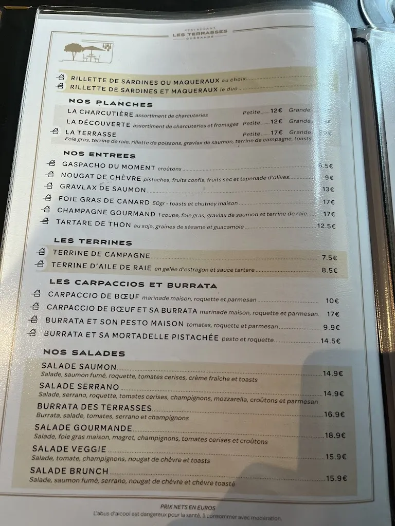 Menu_Restaurant Les Terrasses - Guérande_Guérande_image_4