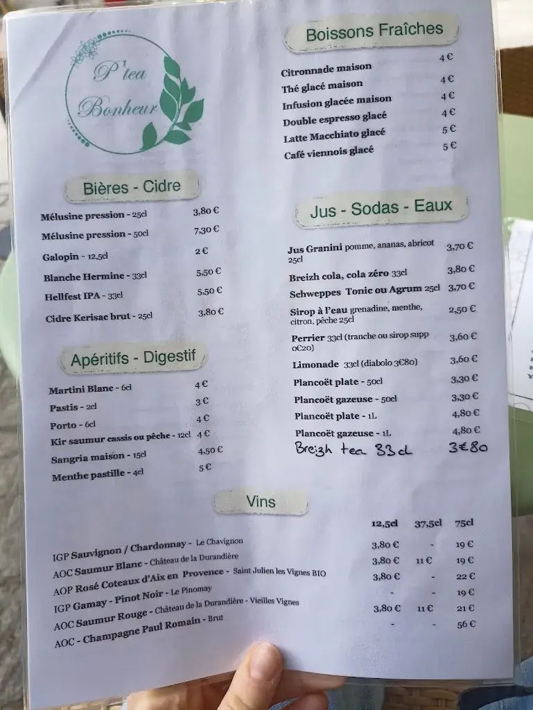 Menu_P’tea Bonheur_Guérande_immagine_1