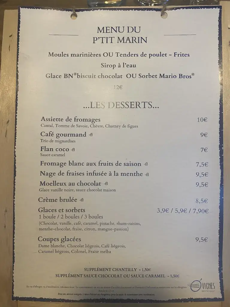Menu_O'Vignes Restaurant_Guérande_image_1