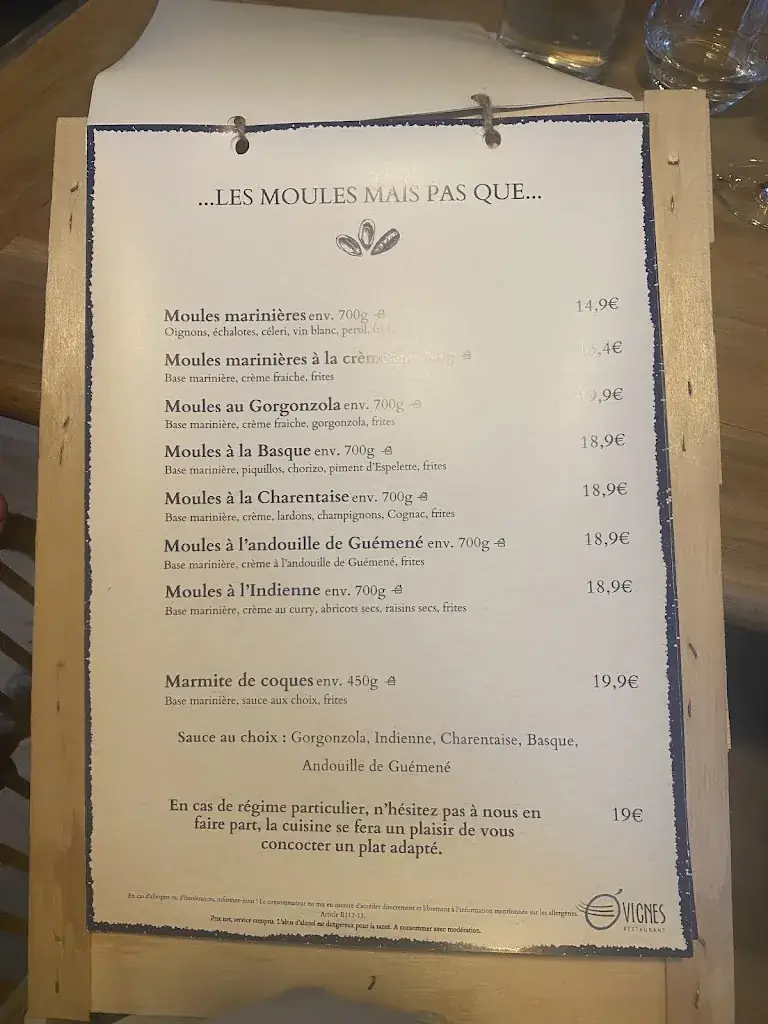 Menu_O'Vignes Restaurant_Guérande_image_4