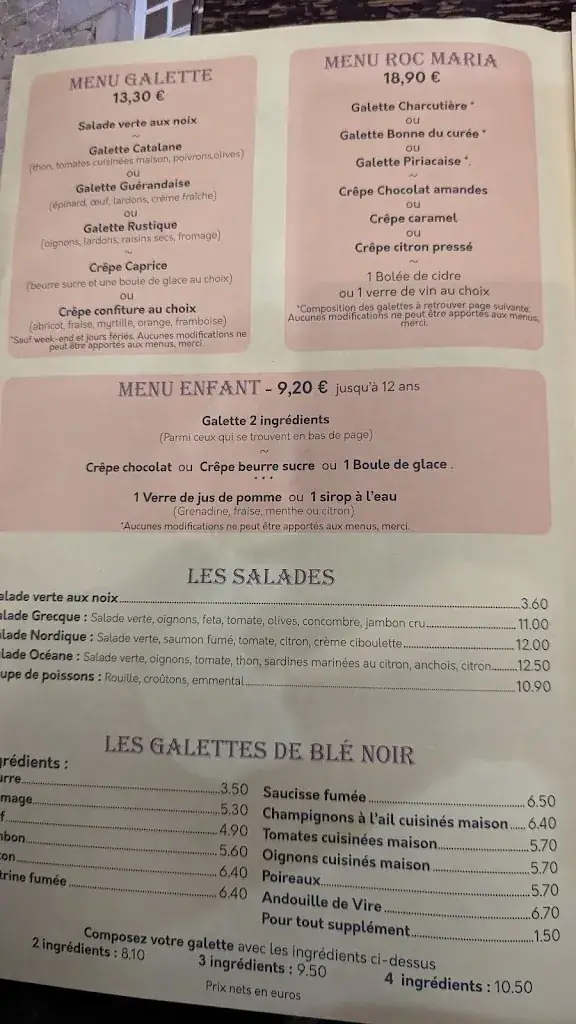 Menu_Crêperie Roc Maria_Guérande_image_2