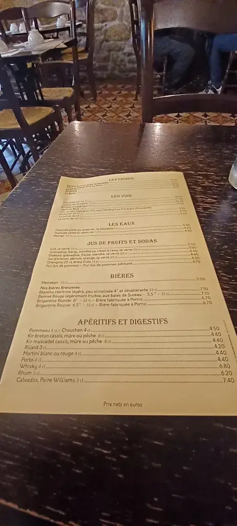 Menu_Crêperie Roc Maria_Guérande_image_4