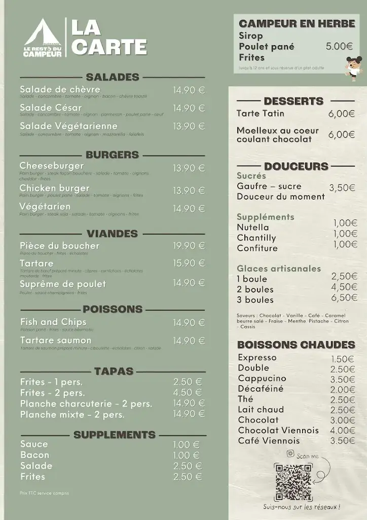 Menu_Le Resto du Campeur Guérande_Guérande_image_1