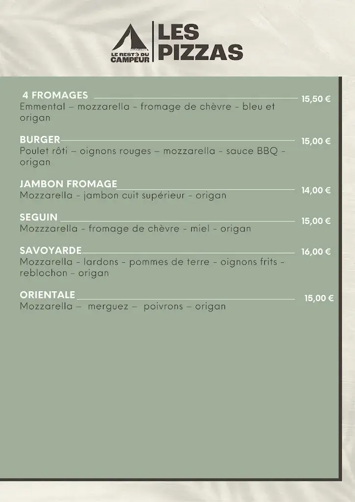 Menu_Le Resto du Campeur Guérande_Guérande_image_3