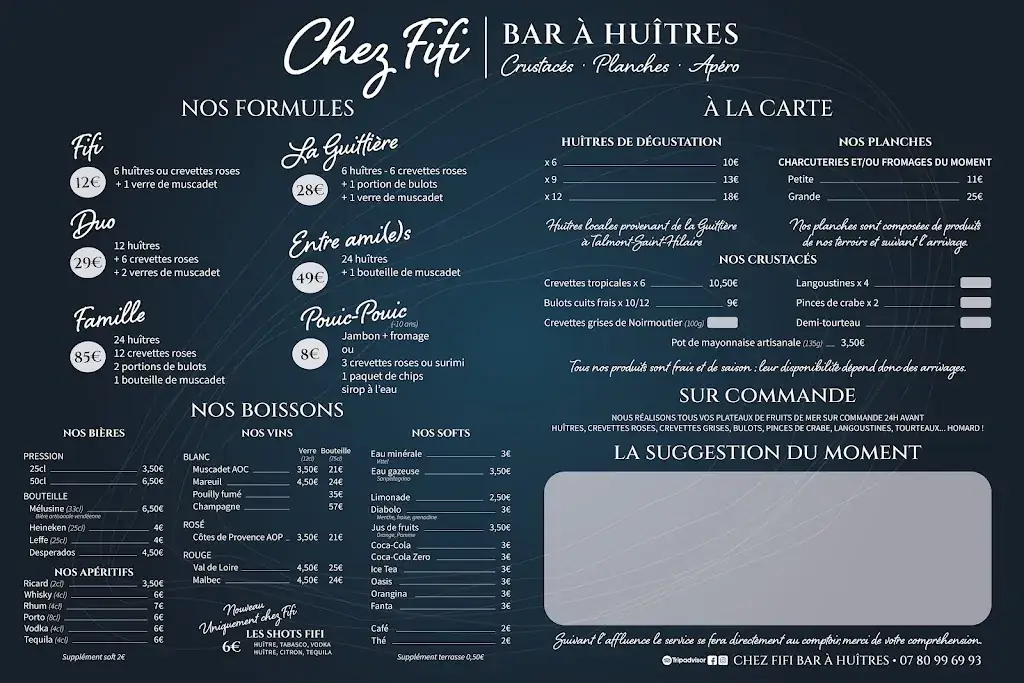 Menu_Chez Fifi bar à huîtres_Jard-sur-Mer_image_1