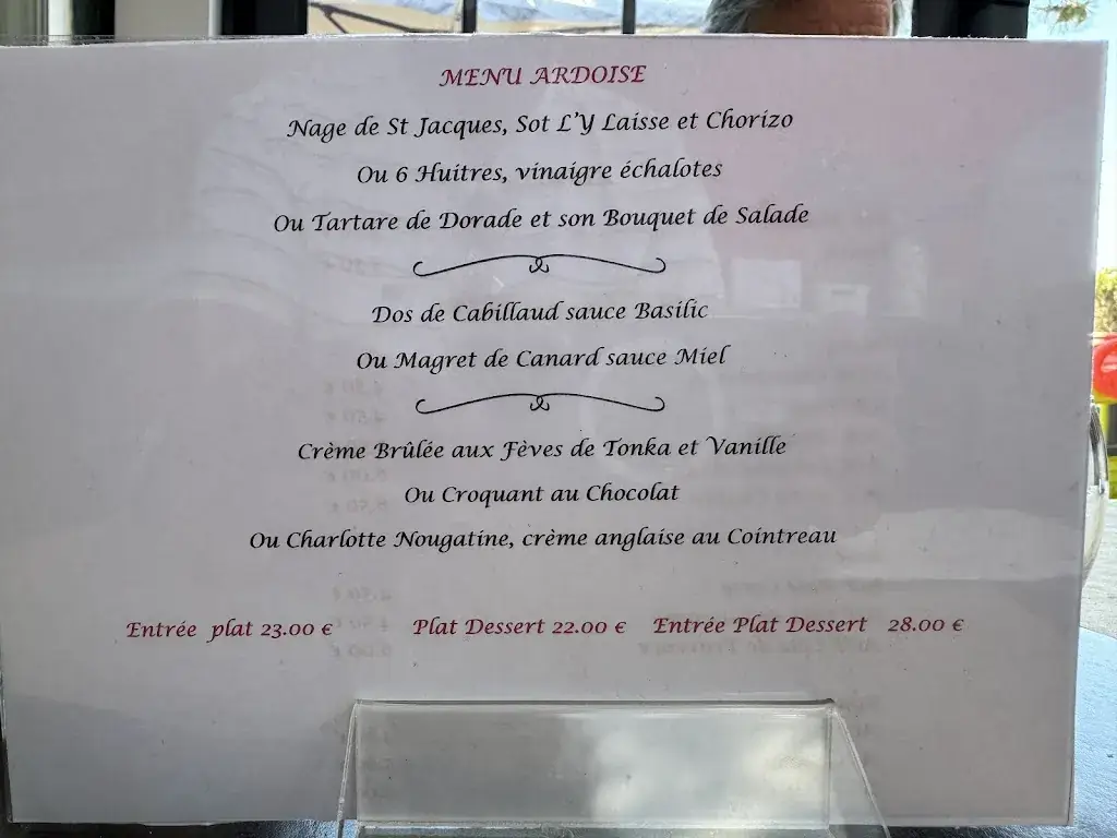 Menu_Restaurant La Grange_Barre-de-Monts_image_2