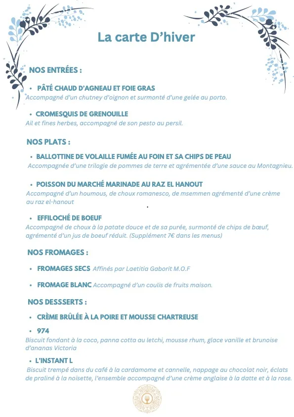 Menü_La fantaisie_Seillonnaz_Bild_1