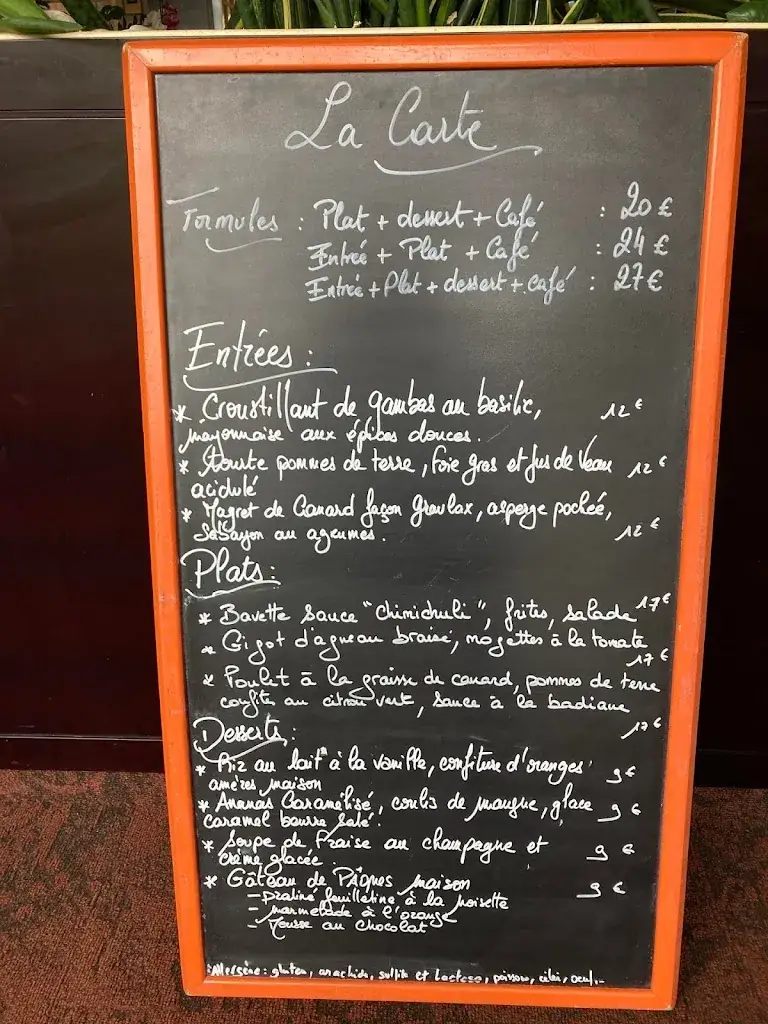 Menu_Restaurant du Golf_Sablé-sur-Sarthe_image_1