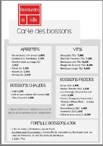 Menu_restaurant la Folie_Chaize-le-Vicomte_image_2