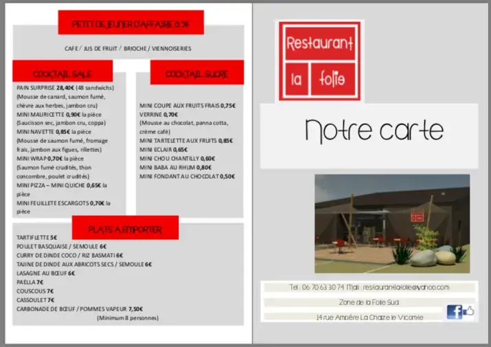 Menu_restaurant la Folie_Chaize-le-Vicomte_image_3