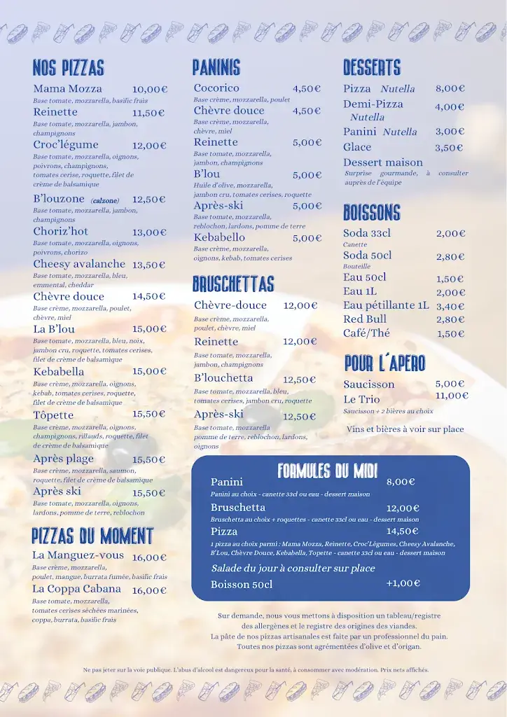 Menu_B'LOU PIZZA_Beaupréau-en-Mauges_immagine_1