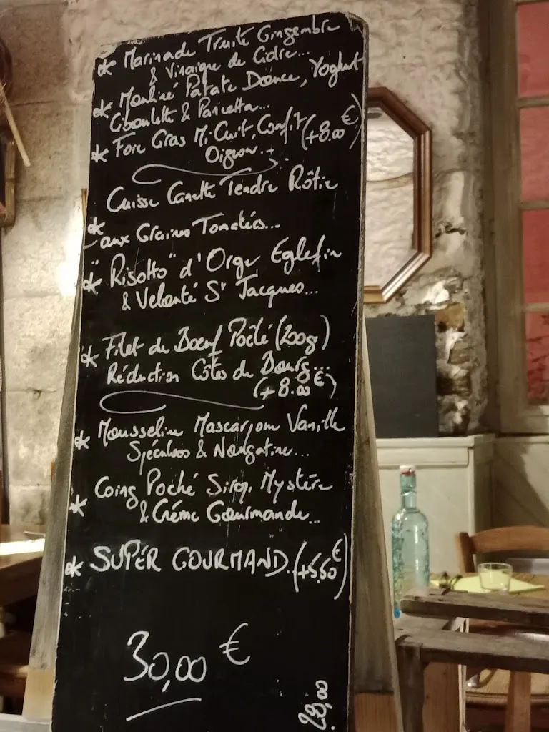Menu_A La Petite Ruelle_Vallet_image_2