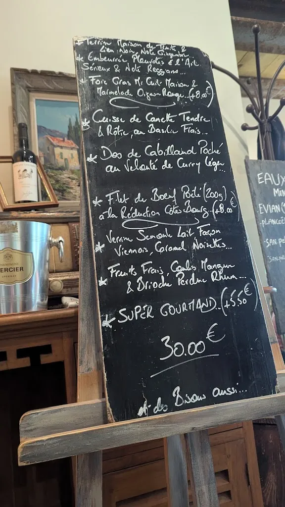 Menu_A La Petite Ruelle_Vallet_image_3