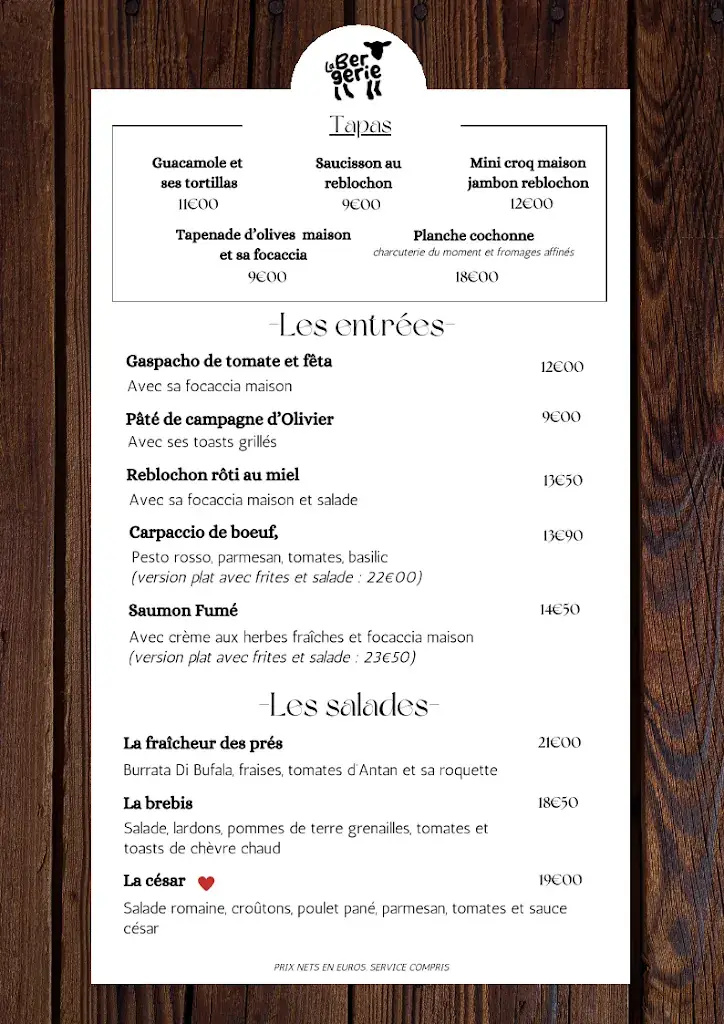 Menu_La Bergerie La Baule_Baule-Escoublac_image_2