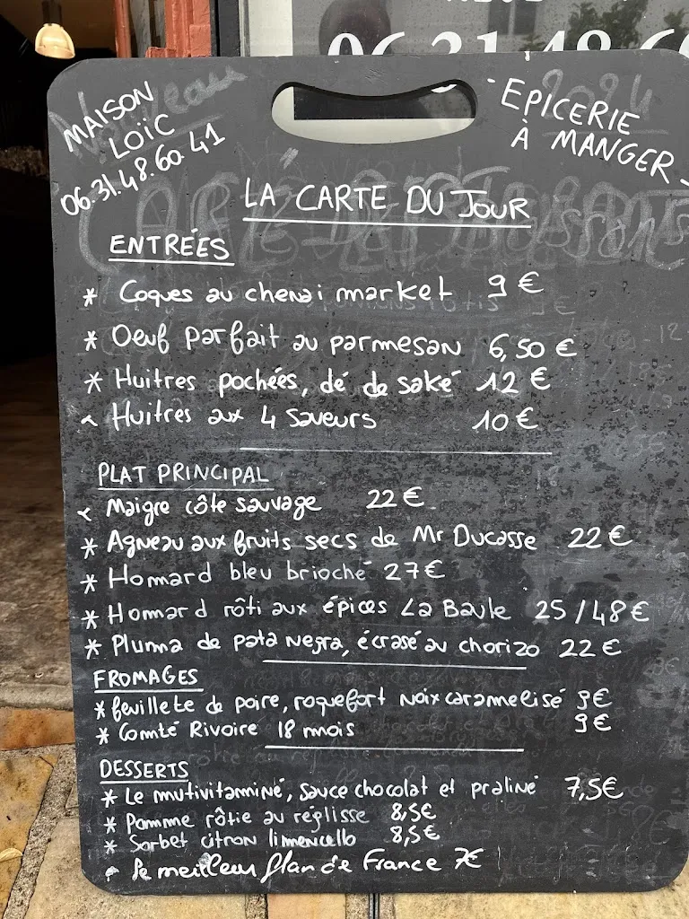 Menu_Maison Löic_Baule-Escoublac_image_2