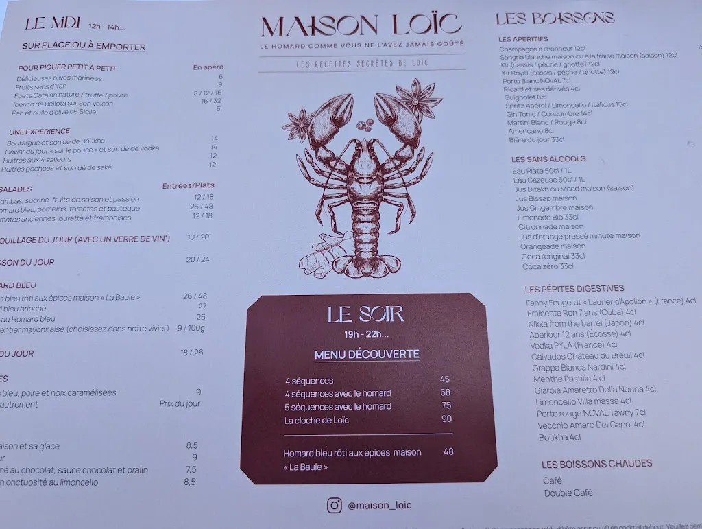 Menu_Maison Löic_Baule-Escoublac_image_3