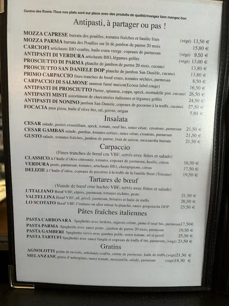 Menu_Cucina des Evens_Baule-Escoublac_image_1