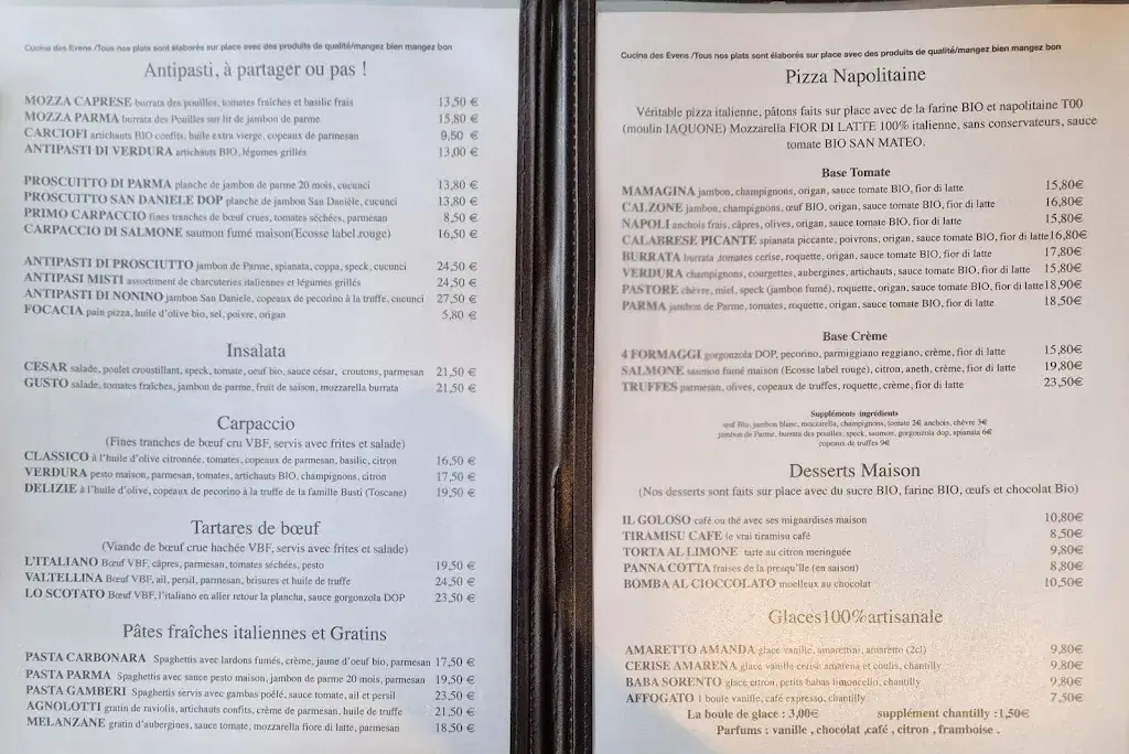 Menu_Cucina des Evens_Baule-Escoublac_image_3