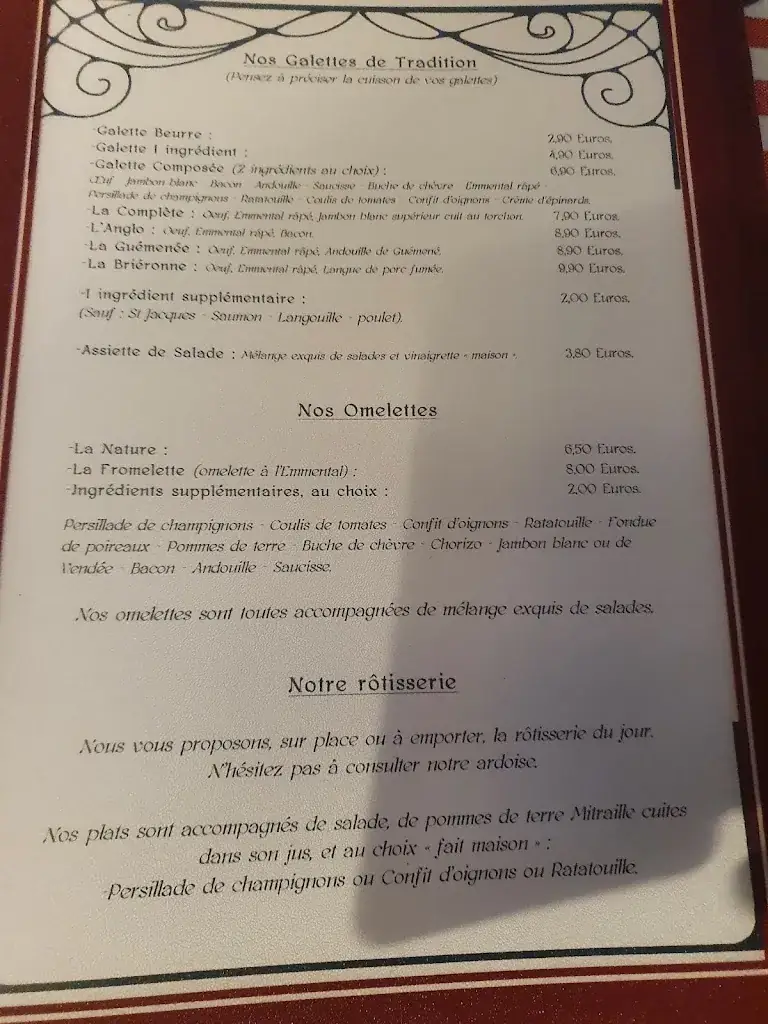 Menu_La Ferme du Grand Clos_Baule-Escoublac_image_1