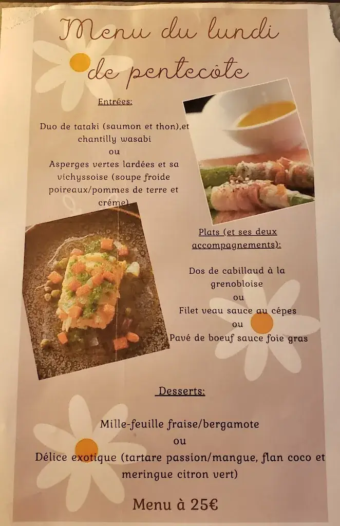 Menu_Restaurant de l'Escale_Chartre-sur-le-Loir_image_1