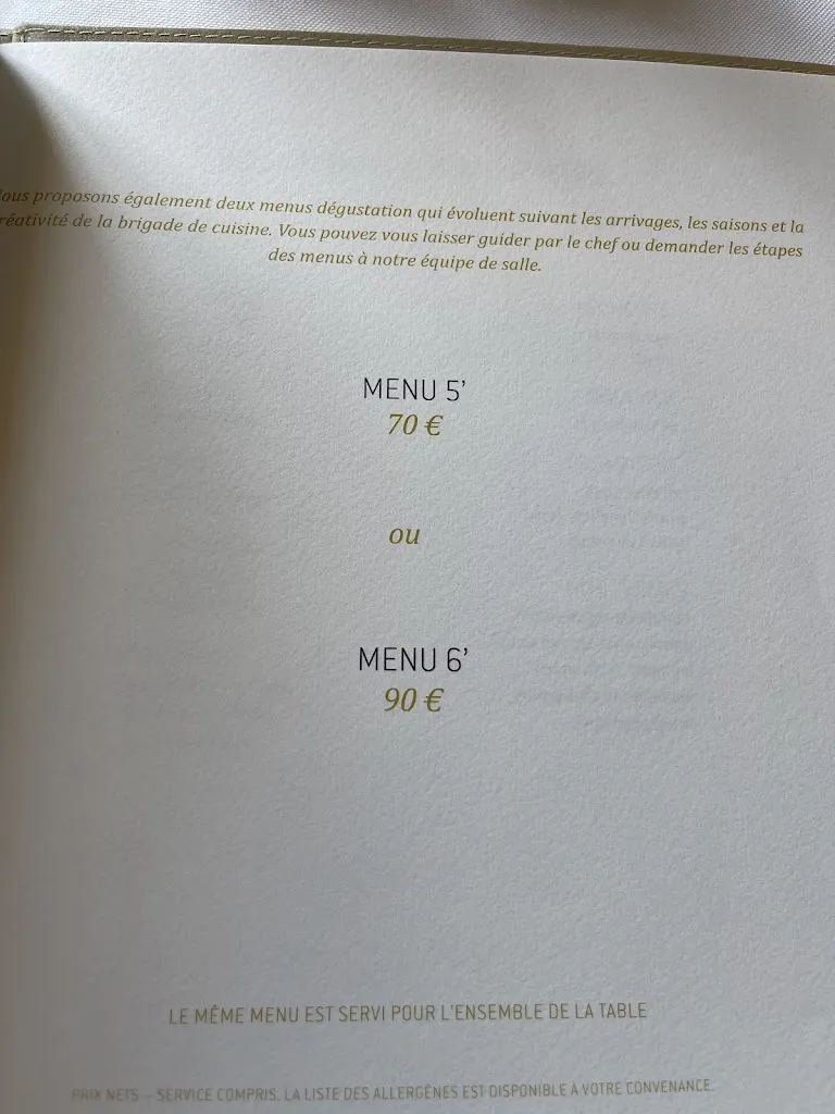 Menu_Restaurant L'Epicurien - Abbaye de Villeneuve_Sorinières_image_4