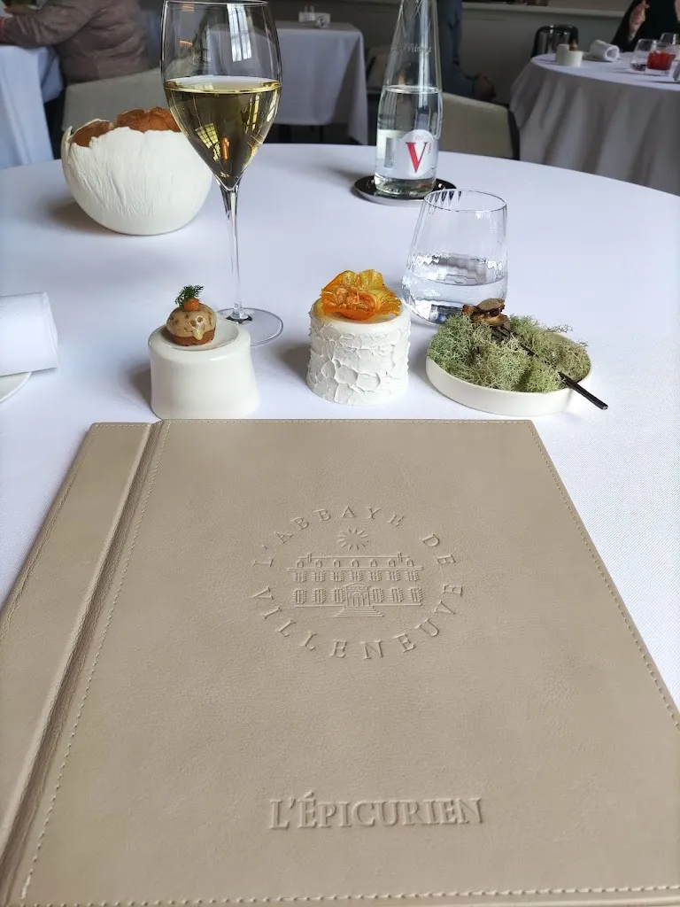 Menu_Restaurant L'Epicurien - Abbaye de Villeneuve_Sorinières_image_6
