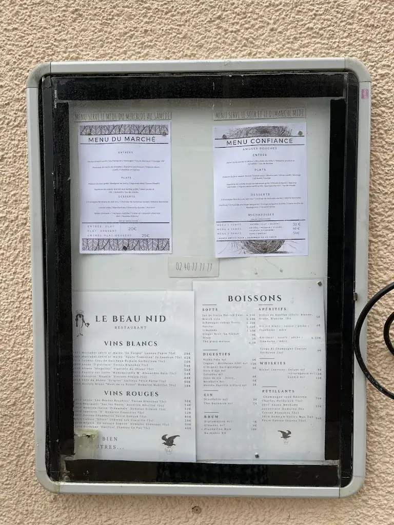 Menu_Le Beau Nid_Sucé-sur-Erdre_image_3