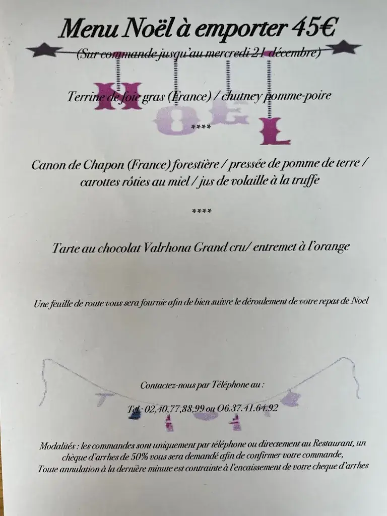 Menü_Restaurant Le Bouquet Garni_Chapelle-sur-Erdre_Bild_3