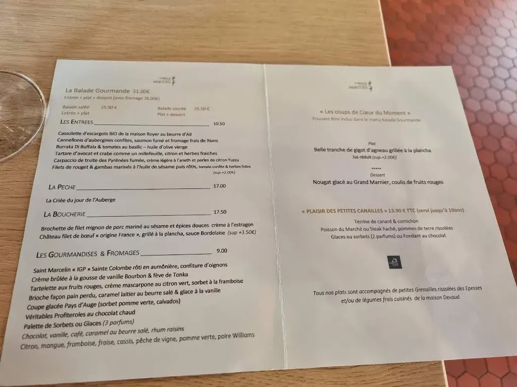 Menu_Mount Mercury Tavern_Sèvremont_image_1