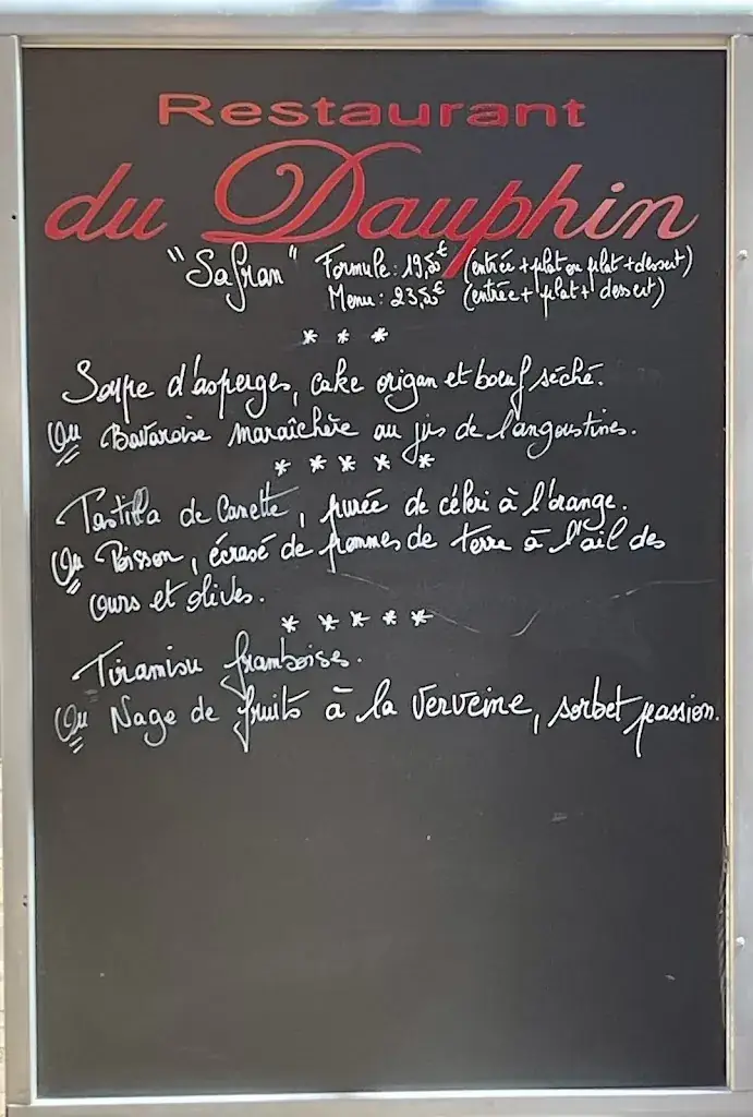 Menu_Restaurant Le Dauphin_Ferté-Bernard_image_1