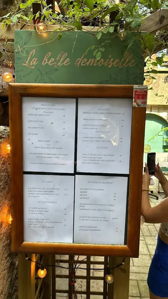 Menu_LA BELLE DEMOISELLE_Montmélian_image_1