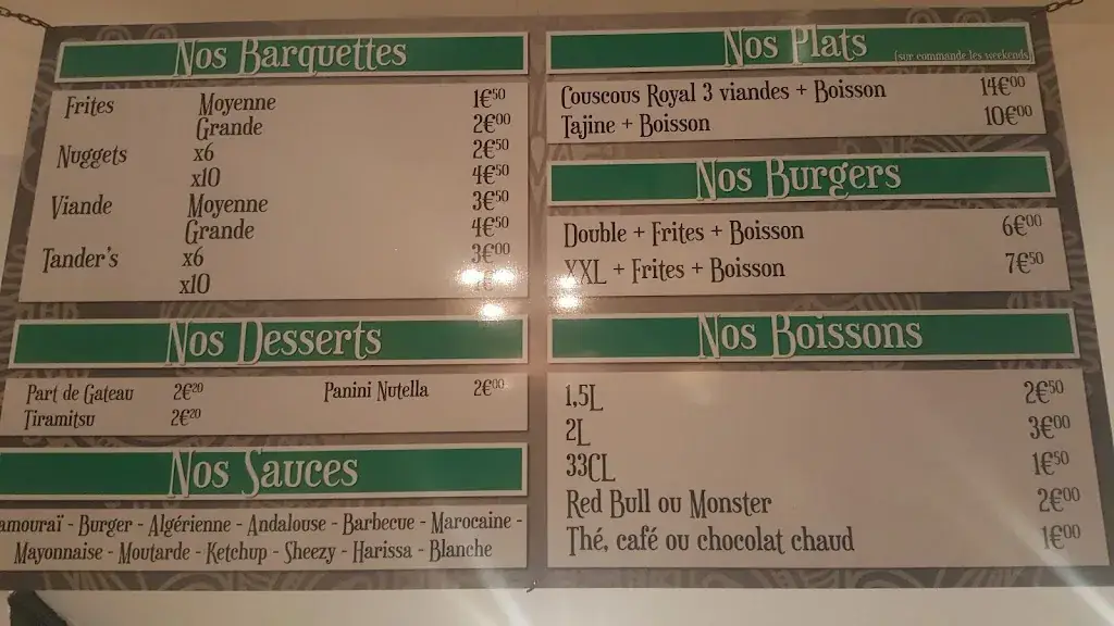 Menu_Le Fast Food Kebab_Ferté-Bernard_image_4
