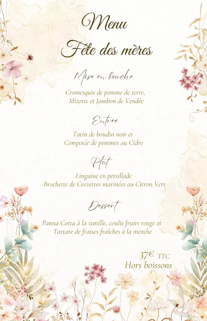 Menu_Restaurant Secret Défense_Gaubretière_imagen_3