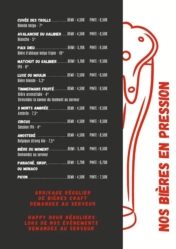 Menu_O'BeeRock_Montmélian_image_2