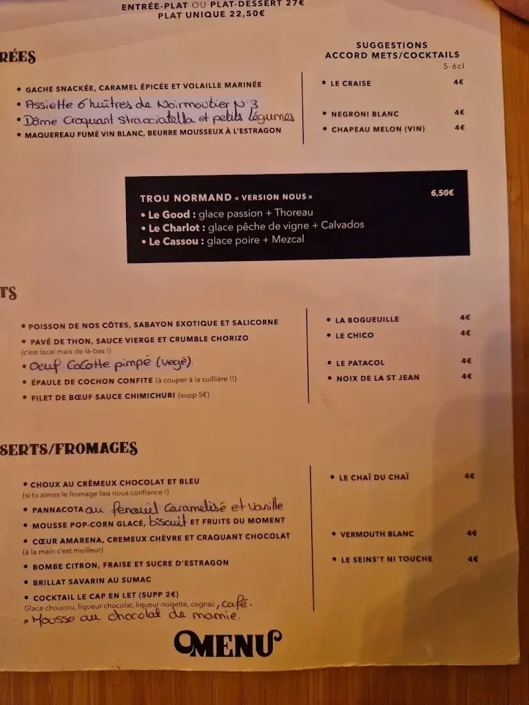 Menu_Chez Patacol_Guérinière_imagen_4