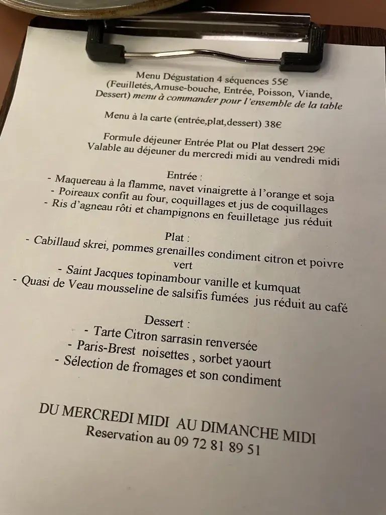Menu_Restaurant les Ajités_Roche-sur-Yon_image_2