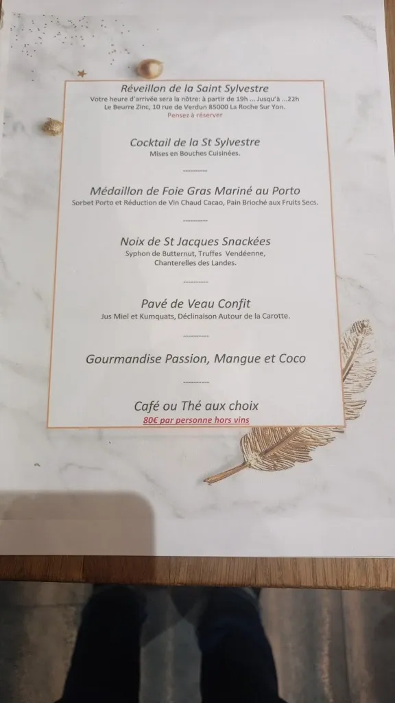 Menu_Le Bistrot du boucher_Roche-sur-Yon_immagine_2