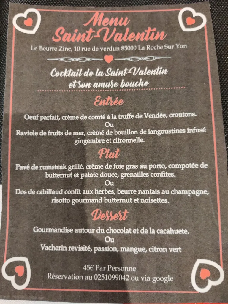 Menu_Le Bistrot du boucher_Roche-sur-Yon_immagine_3