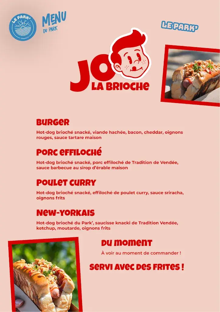 Menu_Le Park' Guinguette_Roche-sur-Yon_image_1