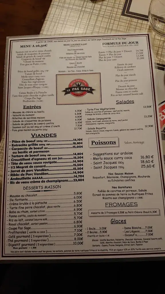 Menu_Le Pas Sage_Roche-sur-Yon_image_2