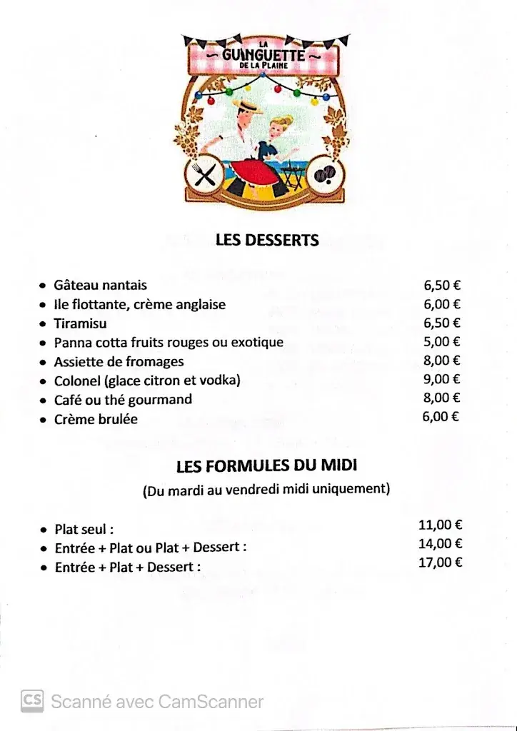 Menu_La Guinguette de la Plaine_Plaine-sur-Mer_image_2