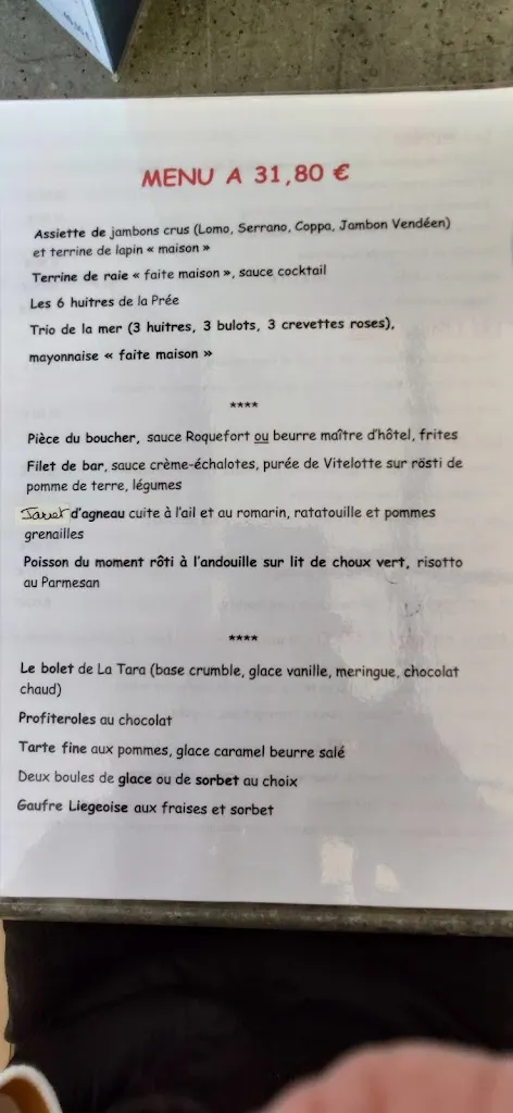 Menu_Café Boutique La Tara_Plaine-sur-Mer_image_3